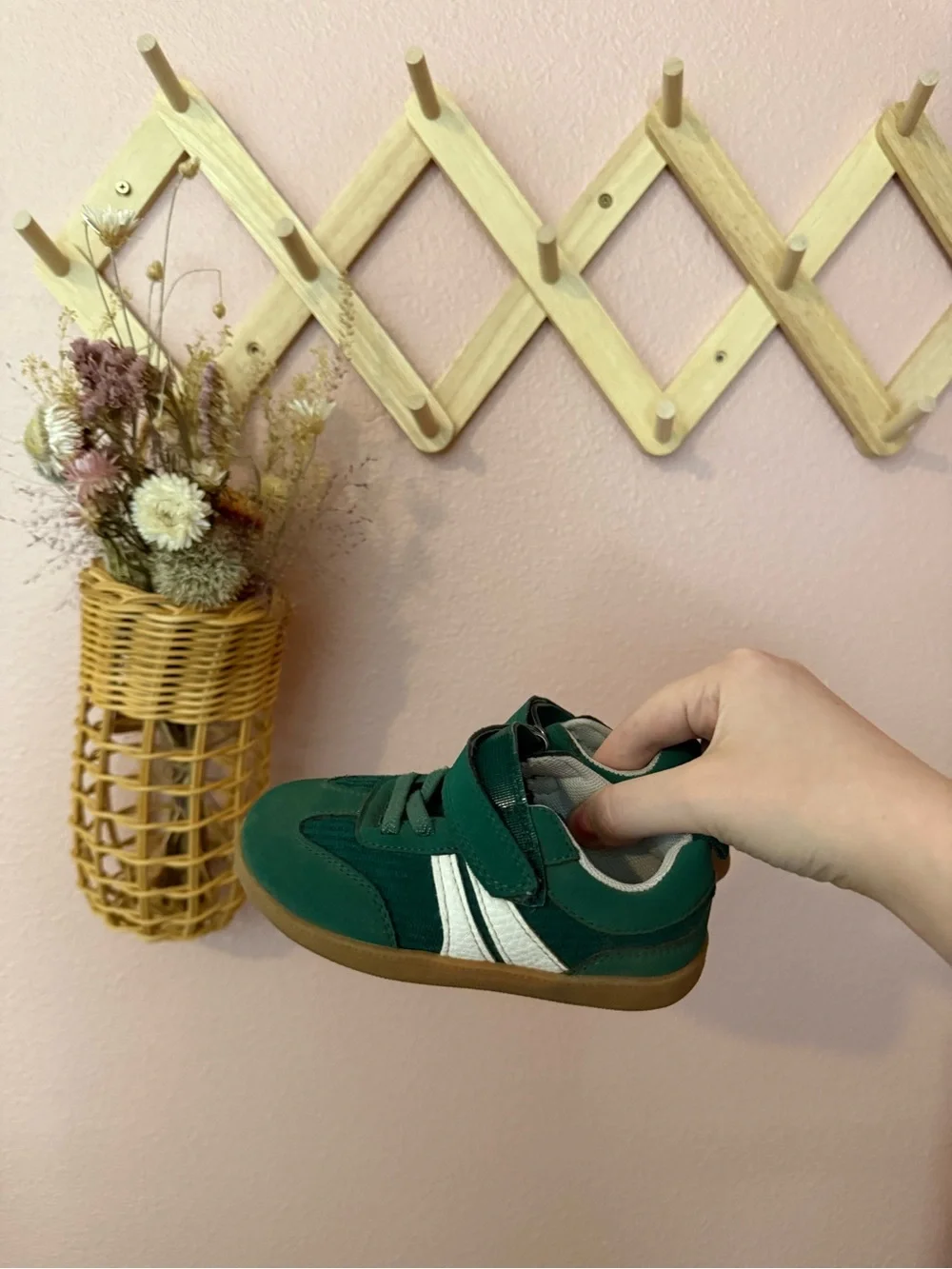 Gap Kids Green Velcro & Lace Casual Sneakers